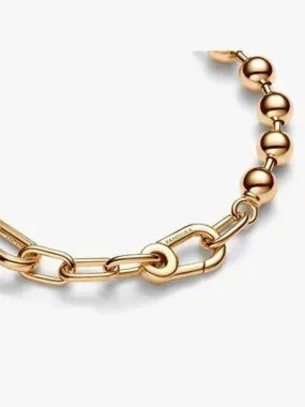 Pandora Pandora ME Metal Bead & Link Chain Bracelet